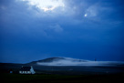Evening mist on Ward Hill