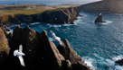 Birds and cliffs